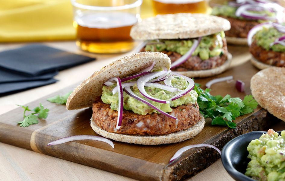 receta veggie burger de alubia roja